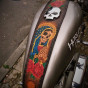 Protetor Tanque Contra Riscos Custom 100% Couro