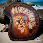 Capacete Old School  Couro Custom
