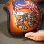 Capacete Old School  Couro Custom Artesanal