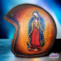 Capacete Old School  100%Couro Custom
