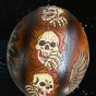 Capacete Old School 100%Couro Custom