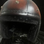 Capacete Old School 100%Couro Custom