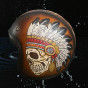 Capacete Old School 100%Couro Custom