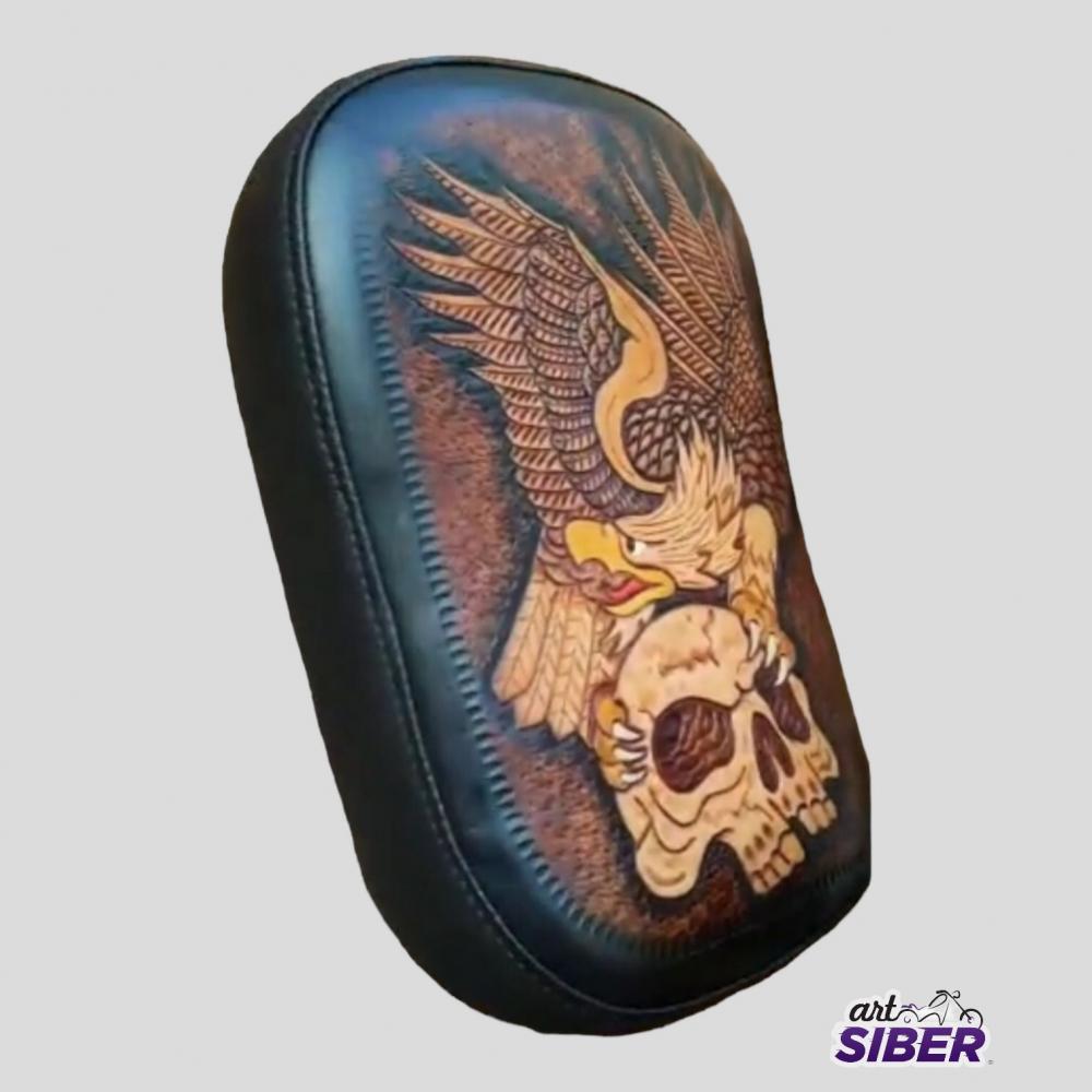 Bancos Moto Garupa Revestimento Couro Custom