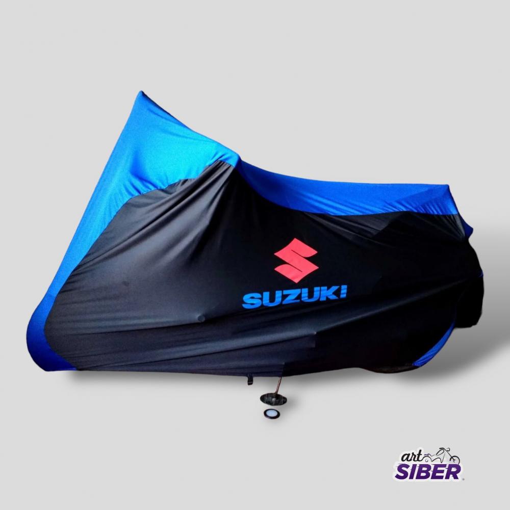 Capa Colorida Proteção Moto Suzuki Permeável