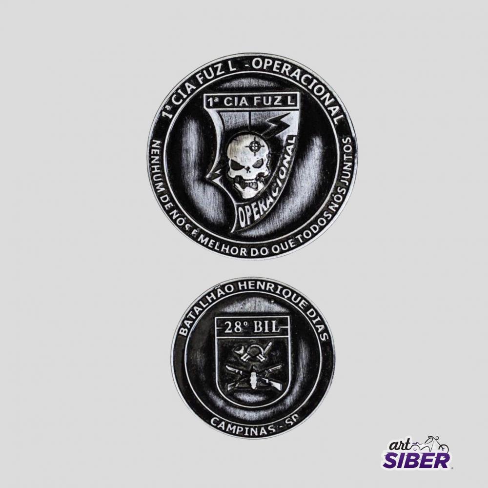 Moedas  Metal 2 Lados c/5cm Moto Clube 