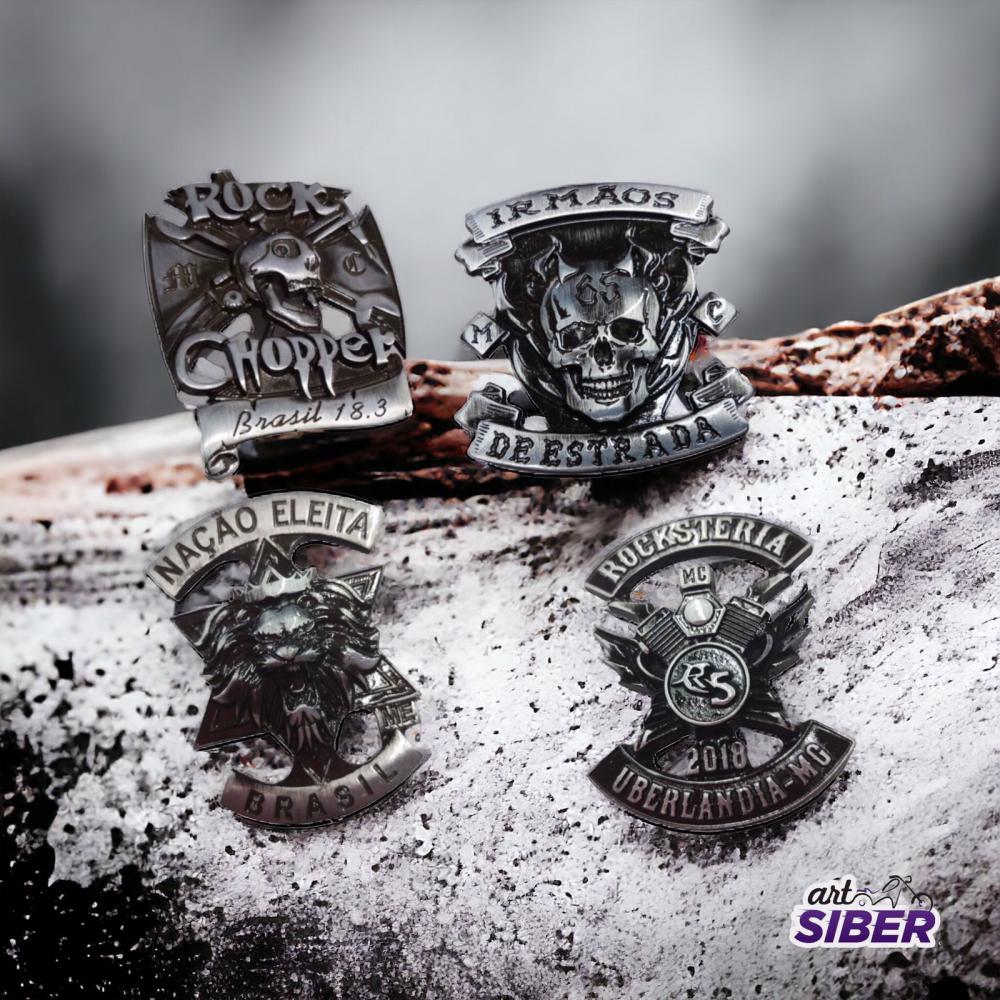 Pins Metal Brasão p/Coletes