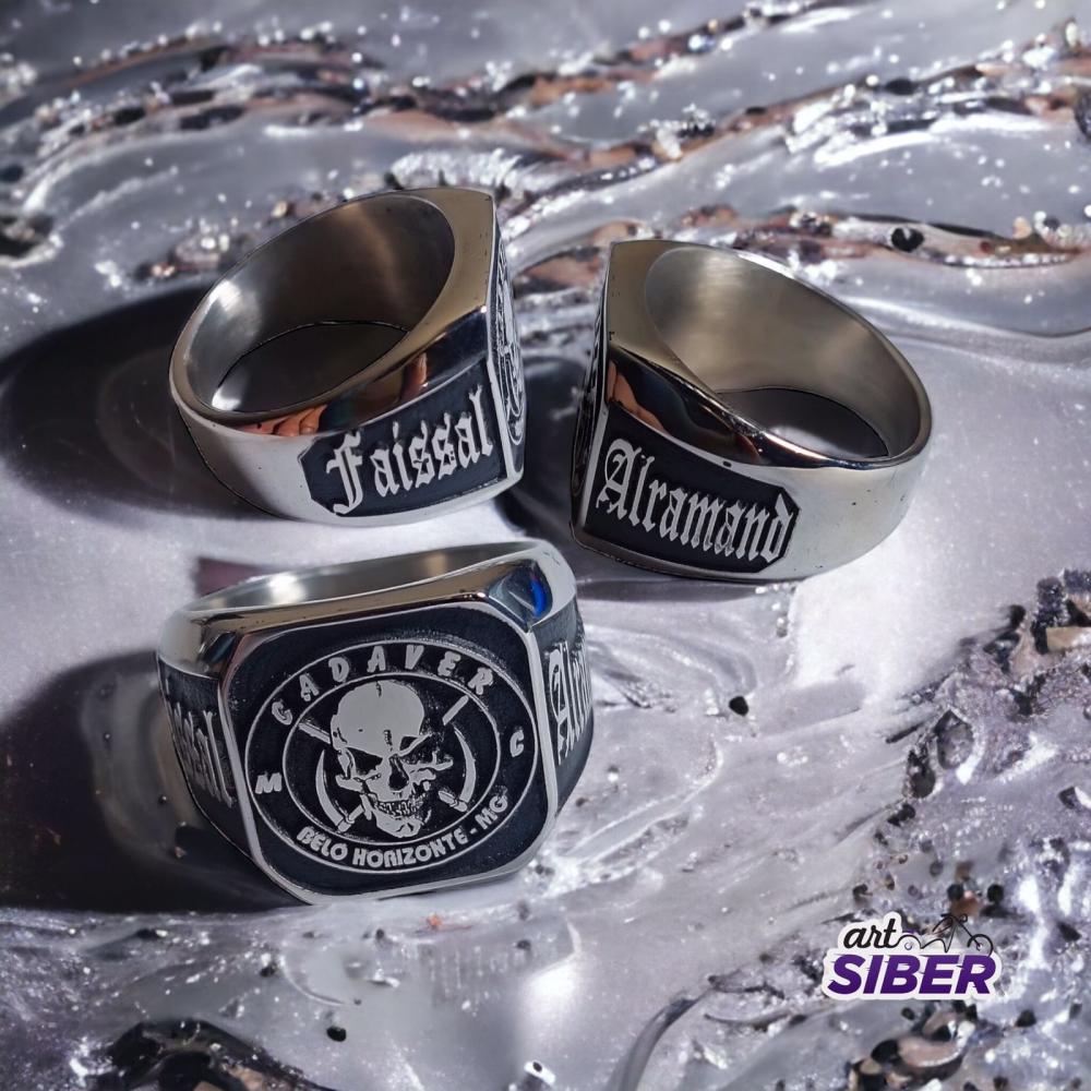 Anel Aço Inoxidavel Personalizado Custom Unico