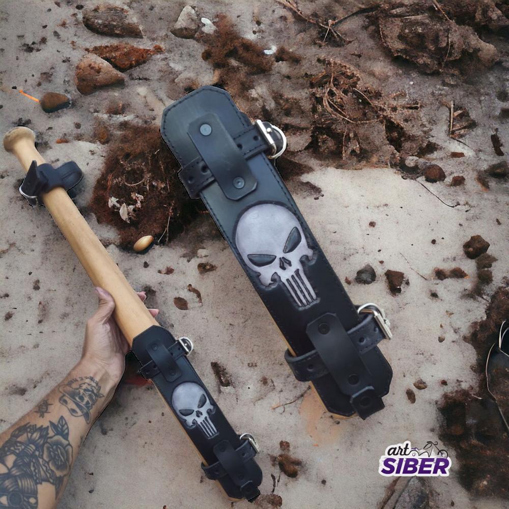 Suporte Couro Taco Custom Punisher