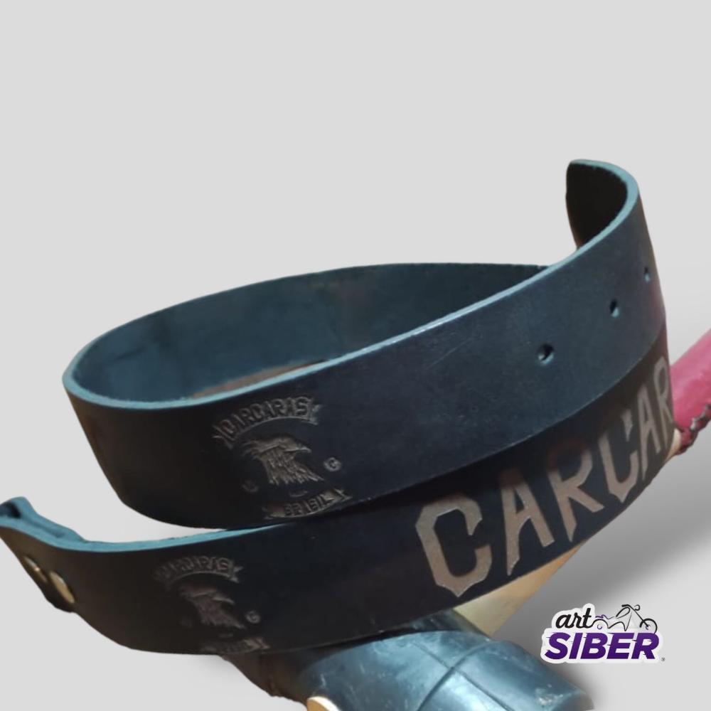 Cinto Couro Moto Clube Personalizado Motorcycles