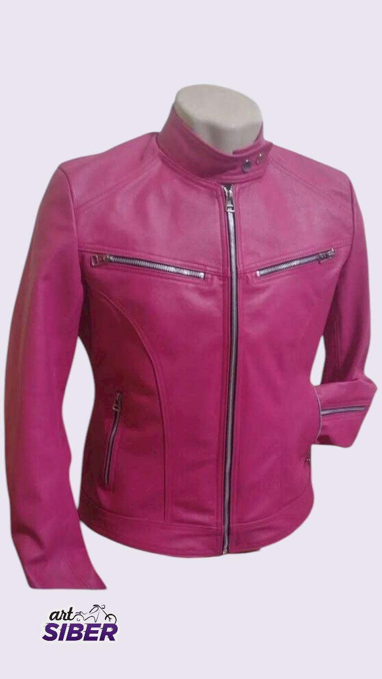 Jaquetas de Couro Feminina Cores Variadas