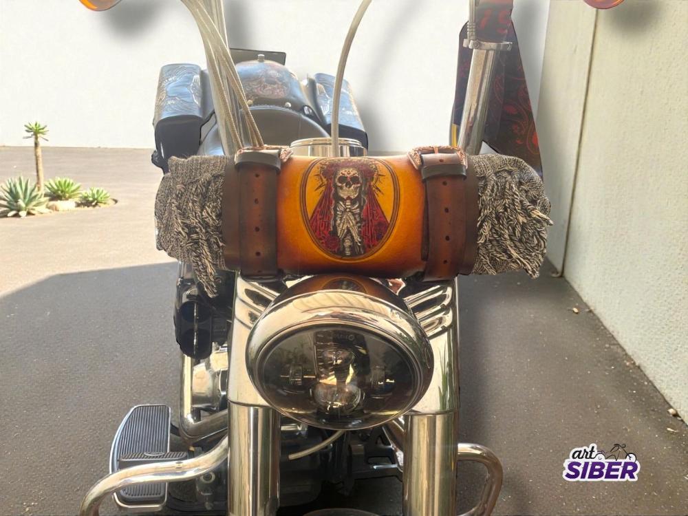 Suporte p/ Manta 100% Couro Fechado Custom