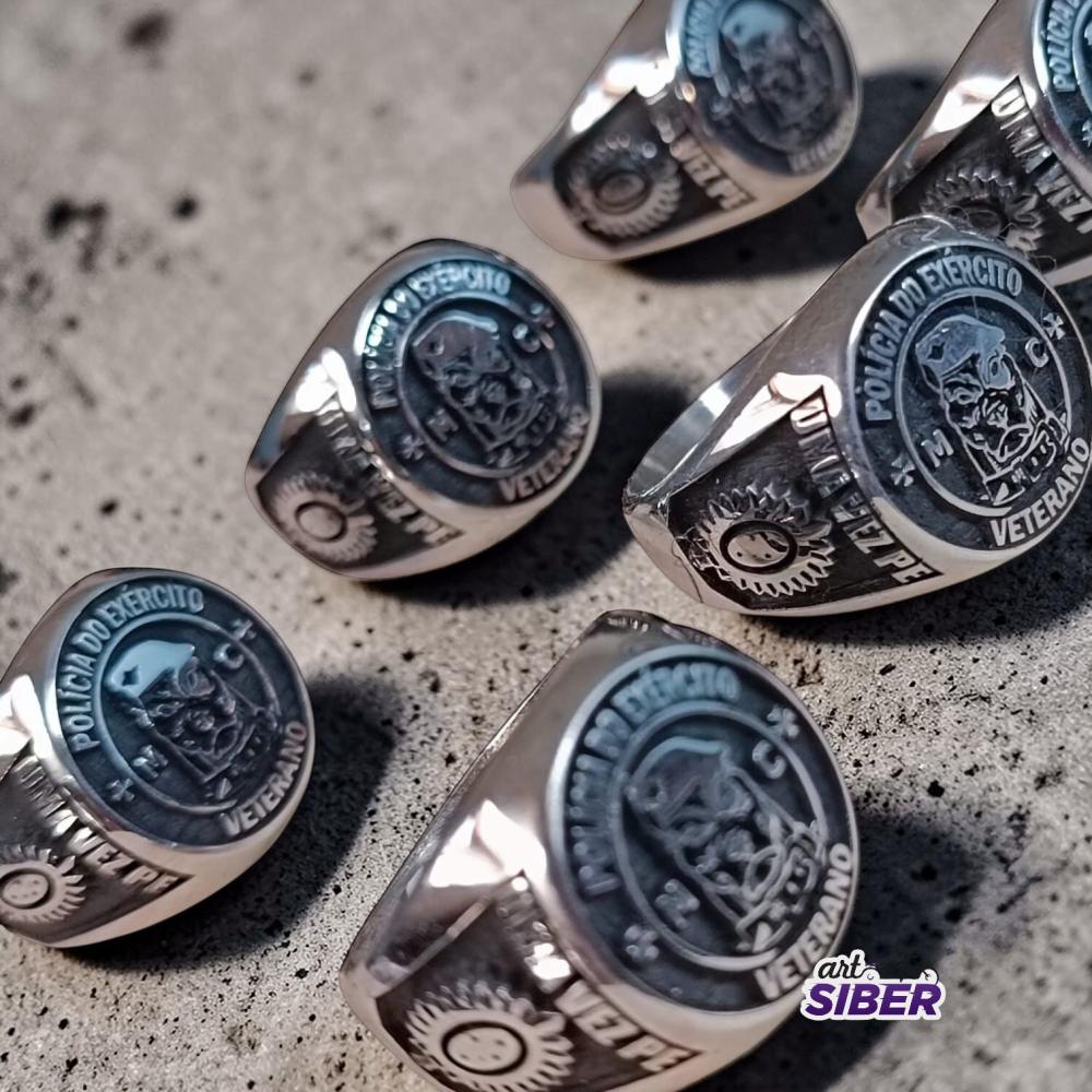 Anel Personalizado em Aço Custom 